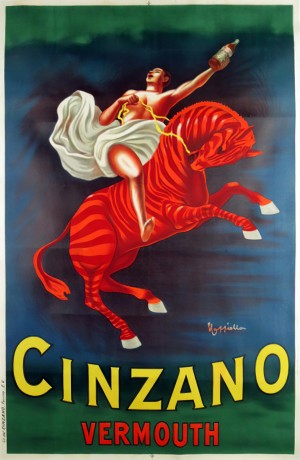 Cinzano Vermouth by Cappiello 1910 Italy